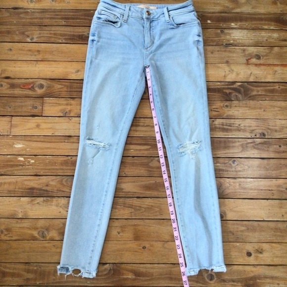 JOES jeans denim The mid rise skinny ankle ripped distressed size 25 faded blue - Picture 9 of 14